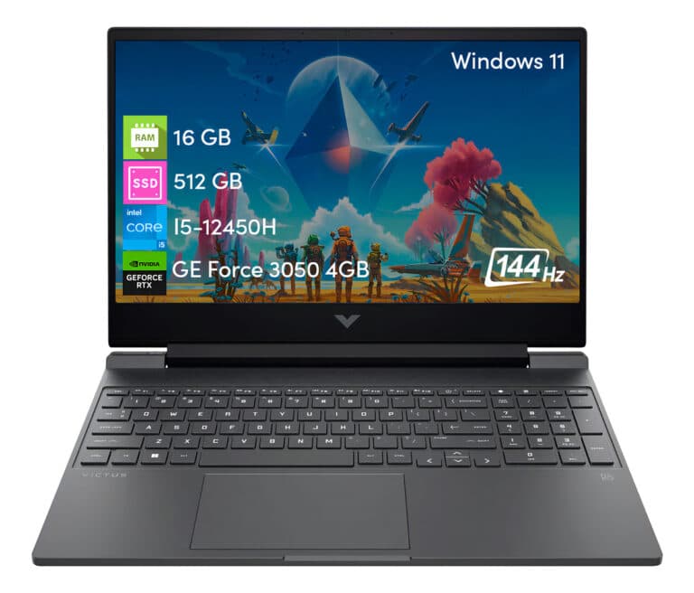 Hp Victus 15 I5 12va Color Negro